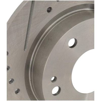Rareelectrical - New Solid Brake Disc Compatible With Honda Civic Ex 4 Cyl 1.5L Insight Lx 4 Cyl 1.5L Civic Dx 4 Cyl - Image 4