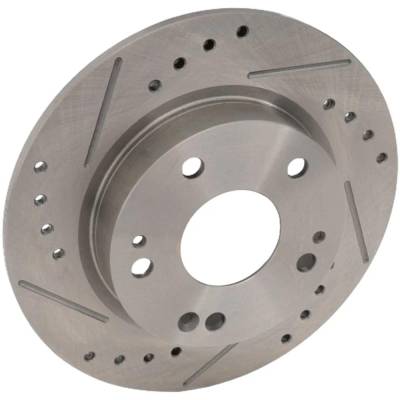 New Solid Brake Disc Compatible With Honda Civic Ex 4 Cyl 1.5L Civic Sport 4 Cyl 1.5L Civic Lx 4 Cyl