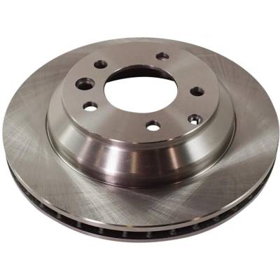 New Left Rear Brake Disc Compatible With Audi Porsche Volkswagen Q7 Base 6 Cyl 3.6L Touareg V6