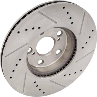 Rareelectrical - New Vented Brake Disc Compatible With Pontiac Scion Toyota Corolla Le Eco Plus 4 Cyl 1.8L Corolla Le - Image 2