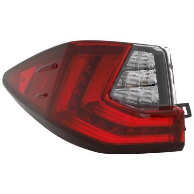 Led Tail Light Assembly Left Driver Side Outer Compatible With 2016-2019 Lexus Rx350l Base 3.5L