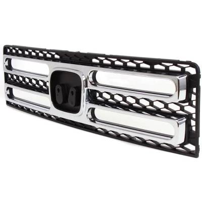 Rareelectrical - New Painted Black Grille Assembly Compatible With Honda Ridgeline Rts 6 Cyl 3.5L Ridgeline Lx 6 Cyl - Image 2