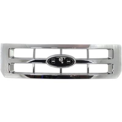 Rareelectrical - New Chrome Grille Assembly Compatible With Ford Escape Xls 4 Cyl 2.5L Escape Xlt 4 Cyl 2.3L Limited - Image 1
