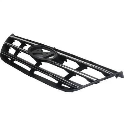 Rareelectrical - New Painted Black Grille Assembly Compatible With Hyundai Sonata Gl 4 Cyl 2.4L Sonata Limited 6 Cyl - Image 2