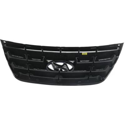 Rareelectrical - New Painted Black Grille Assembly Compatible With Hyundai Sonata Se 4 Cyl 2.4L Sonata Se 6 Cyl 3.3L - Image 5