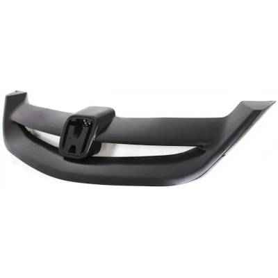 Rareelectrical - New Black Grille Assembly Compatible With Honda Civic Si 4 Cyl 1.7L Civic Ex 4 Cyl 1.7L Civic Dx 4 - Image 2