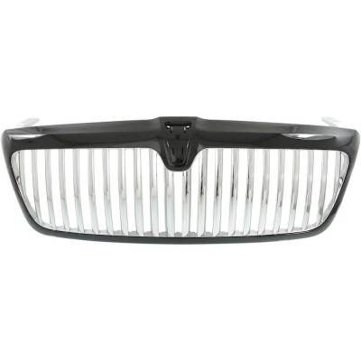 New Black Shell Grille Assembly Compatible With Lincoln Navigator Ultimate 8 Cyl 5.4L Navigator
