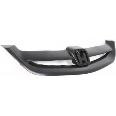Rareelectrical - New Black Grille Assembly Compatible With Honda Civic Ex 4 Cyl 1.7L Civic Si 4 Cyl 1.7L Civic Lx 4 - Image 3