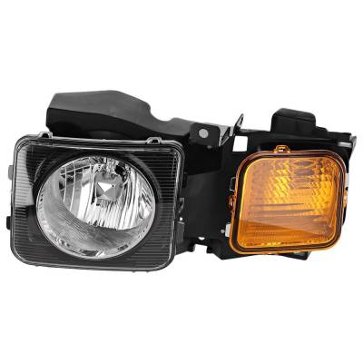 Headlight Compatible With 2006-2010 Hummer H3 H3t 3.5L 3.7L I5 Llr Lh8 Left Driver Side Halogen