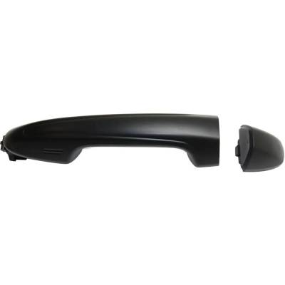 Left Rear Exterior Door Handle Compatible With 2013-2016 Toyota Rav4 Primed Paintable Without Key