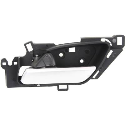 Front Or Rear Driver Side Interior Door Handle Compatible With 2010-2013 Acura Mdx Chrome Lever With