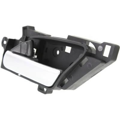 Rareelectrical - Left Front Or Rear Interior Door Handle Compatible With 2010-2013 Acura Mdx Chrome Lever With Black - Image 2