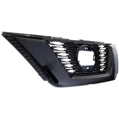 Rareelectrical - New OEM Grade Primed Black Grille Assembly Compatible With Nissan Rogue Sv 4 Cyl 2.5L 2018 By - Image 3