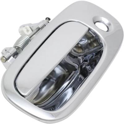 Rareelectrical - Left Front Exterior Door Handle Compatible With 2006-2010 Dodge Challenger Dodge Charger Chrome With - Image 3