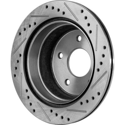 Rareelectrical - New Performance Rotor Brake Disc Compatible With Chevrolet Gmc Isuzu Jimmy Sls 6 Cyl 4.3L S10 Xtreme - Image 3