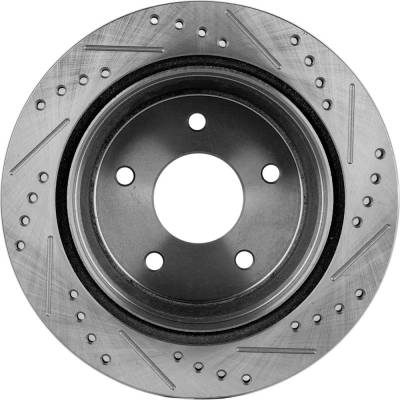 Rareelectrical - New Performance Rotor Brake Disc Compatible With Chevrolet Gmc Isuzu Jimmy Sls 6 Cyl 4.3L S10 Xtreme - Image 4