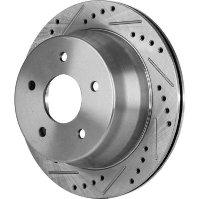 Rareelectrical - New Performance Rotor Brake Disc Compatible With Chevrolet Gmc Isuzu Jimmy Sls 6 Cyl 4.3L S10 Xtreme - Image 7