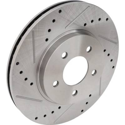New Cross-Drilled Brake Disc Compatible With Ford Mazda Mercury Tribute S 6 Cyl 3.0L Escape Xls 6