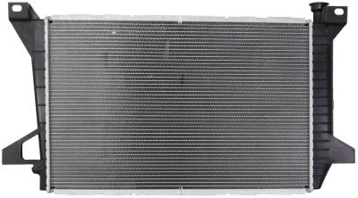 Rareelectrical - New Radiator Assembly Compatible With Ford 92-97 Bronco F150 F250 F350 F450 5.0L 5.8L 7.5L V8 - Image 2