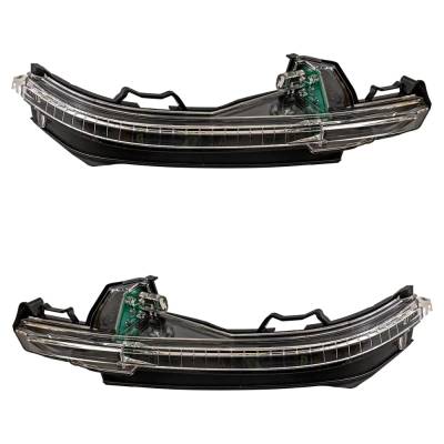 New Pair Of Mirror Turn Signal Light Compatible With Audi Sq5 Technik 6 Cyl 3.0L Q5 Prestige 4 Cyl