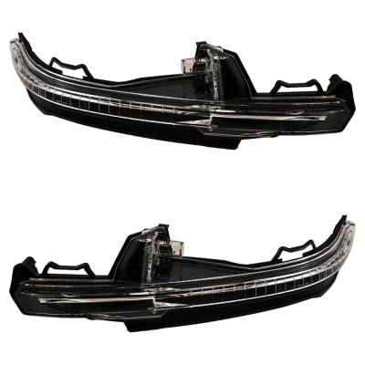 Rareelectrical - New Pair Of Mirror Turn Signal Light Compatible With Audi Sq5 Progressiv 6 Cyl 3.0L Q5 Titanium - Image 2