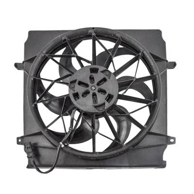 Rareelectrical - New Dual Cooling Fan Assembly With Shroud Compatible With 2004-2007 Jeep Liberty Sport Limited - Image 2
