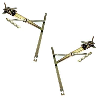 Rareelectrical - New Front Left And Front Right Window Regulator Compatible With Honda Civic Hx 4 Cyl 1.6L Civic - Image 2