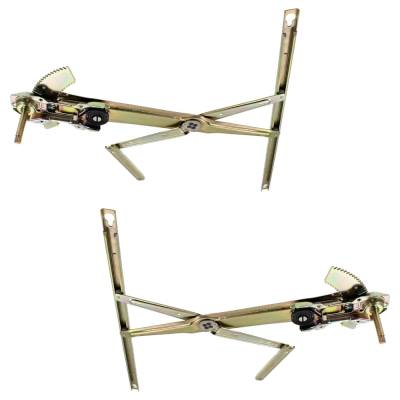 Rareelectrical - New Front Left And Front Right Window Regulator Compatible With Honda Civic Gx 4 Cyl 1.6L Civic - Image 4