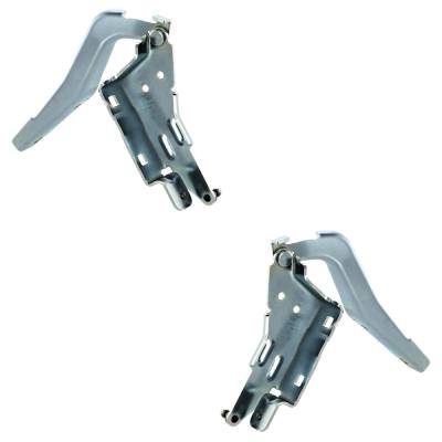 Rareelectrical - New Pair Of Hood Hinge Compatible With Nissan Frontier Pro-4X 6 Cyl 3.8L Frontier Pro-X 6 Cyl 3.8L - Image 1