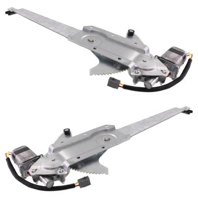 Rareelectrical - New Front Left And Front Right Window Regulator Compatible With Ford Bronco Xl 8 Cyl 5.8L F-350 Xl 6 - Image 3