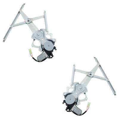 Rareelectrical - New Front Left And Front Right Window Regulator Compatible With Toyota Rav4 Base 4 Cyl 2.4L Rav4 - Image 5