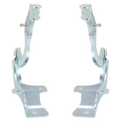 Rareelectrical - New Pair Of Hood Hinge Compatible With Hyundai Santa Fe Se Ultimate 6 Cyl 3.3L Santa Fe Xl Limited - Image 8