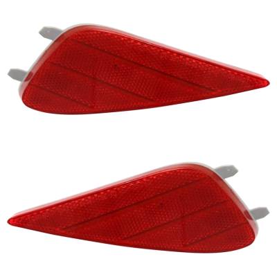 Rareelectrical - New Rear Left And Rear Right Bumper Reflector Compatible With Hyundai Sonata Hybrid Limited Sonata - Image 4