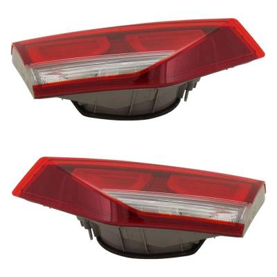 Rareelectrical - Tail Light Assembly Right Left Pair Compatible With 2017-2018 Hyundai Elantra Value Edition Se 2.0L - Image 5