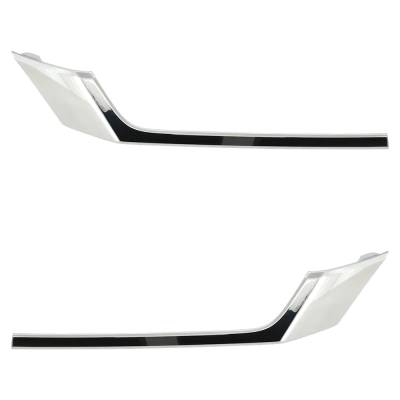 New Left Upper And Right Upper Grille Trim Compatible With Honda Cr-V Ex-L Cr-V Se 2010-2011 By