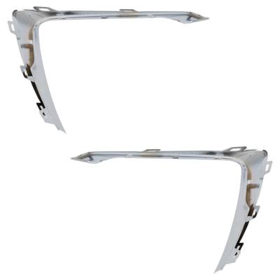 Rareelectrical - New Pair Of Grille Trim Compatible With Chevrolet Cruze Lt 4 Cyl 1.4L Cruze Premier 4 Cyl 1.4L 2019 - Image 4