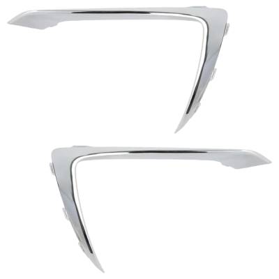 Rareelectrical - New Pair Of Grille Trim Compatible With Chevrolet Cruze Lt 4 Cyl 1.4L Cruze Premier 4 Cyl 1.4L 2019 - Image 2