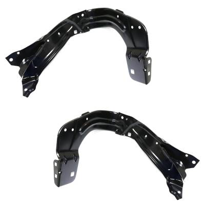 New Pair Of Headlight Bracket Compatible With Mercedes Benz C320 Base 6 Cyl 3.2L C230 Kompressor 4