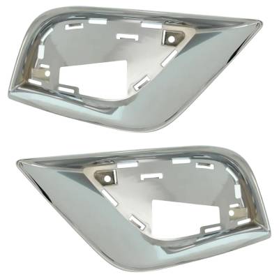 Rareelectrical - New Pair Of Grille Trim Compatible With Jeep Grand Cherokee Summit Grand Cherokee Overland 2017-2021 - Image 2