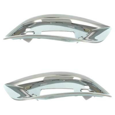 Rareelectrical - New Pair Of Grille Trim Compatible With Jeep Grand Cherokee Overland Grand Cherokee Summit 2017-2021 - Image 3