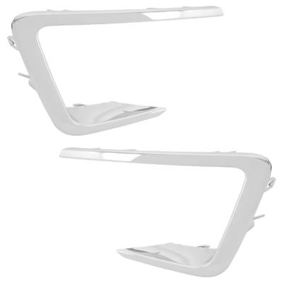 New Pair Of Grille Trim Compatible With Ford Expedition Max Platinum 6 Cyl 3.5L Expedition Limited 6