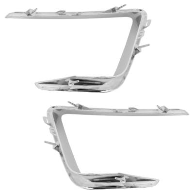 Rareelectrical - New Pair Of Grille Trim Compatible With Ford Expedition Xl 6 Cyl 3.5L Expedition Platinum 6 Cyl 3.5L - Image 4