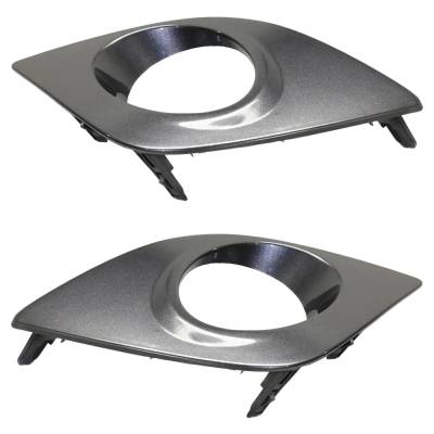 Rareelectrical - New Front Left And Front Right Fog Light Trim Compatible With Toyota Corolla L Corolla Le 2015-2016 - Image 4