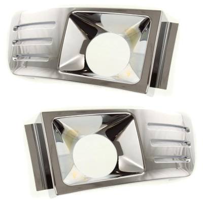 Rareelectrical - New Front Left And Front Right Fog Light Trim Compatible With Ford Flex Titanium Flex Se 2009-2012 - Image 3