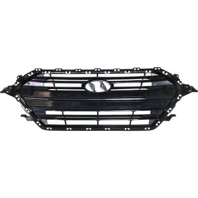 Rareelectrical - New Painted Silver Grille Assembly Compatible With Hyundai Elantra Le 4 Cyl 2.0L Elantra Gl Se 4 Cyl - Image 5