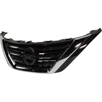 RAREELECTRICAL - New Chrome Shell Grille Assembly Compatible With Nissan Altima Base 4 Cyl 2.5L Altima S 4 Cyl 2.5L - Image 3