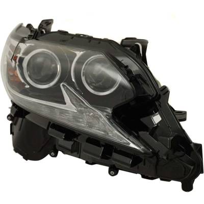 Rareelectrical - Headlight Compatible With 2016-2017 Lexus Es300h Es350 3.5L 2.5L V6 Right Passenger Side Halogen/Led - Image 2