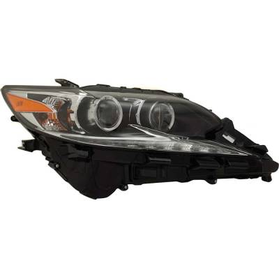 Rareelectrical - Headlight Compatible With 2016-2017 Lexus Es300h Es350 3.5L 2.5L V6 Right Passenger Side Halogen/Led - Image 5