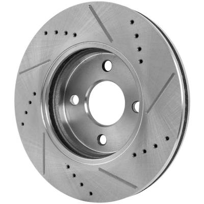 Rareelectrical - New Vented Brake Disc Compatible With Chevrolet Pontiac Saturn Cobalt Ltz 4 Cyl 2.2L Cobalt Ls 4 Cyl - Image 6