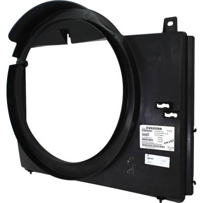 Rareelectrical - New Single Fan Shroud Compatible With Buick Chevrolet Gmc Trailblazer Ext North Face 6 Cyl 4.2L - Image 2